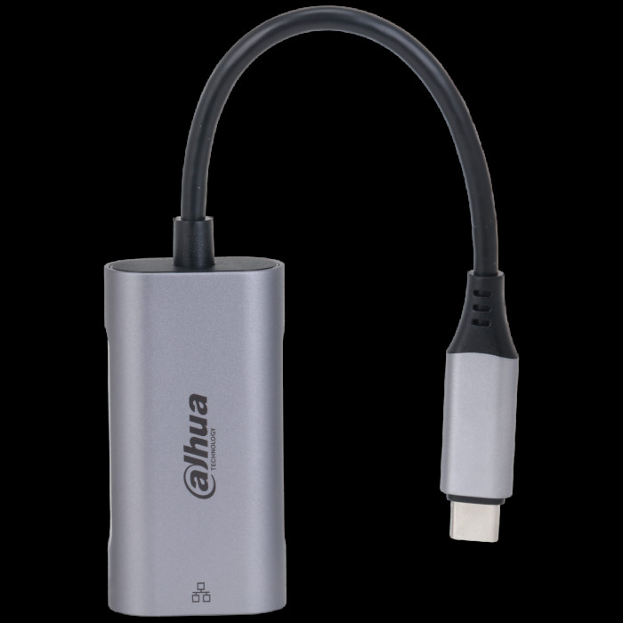 Концентратор Dahua 1-in-1 Adapter USB 3.0 Type-C to RJ45 Adapter