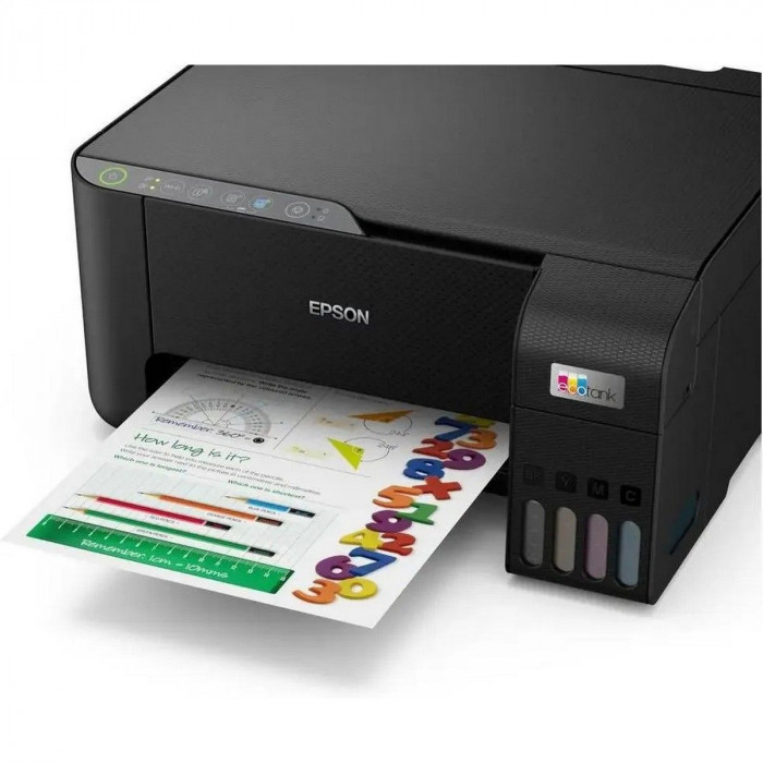 МФУ струйное Epson EcoTank L3250, A4, цветная печать, 15 стр/мин, 5760x1440 dpi, USB/WiFi/СНПЧ, чёрный корпус (C11CJ67418)