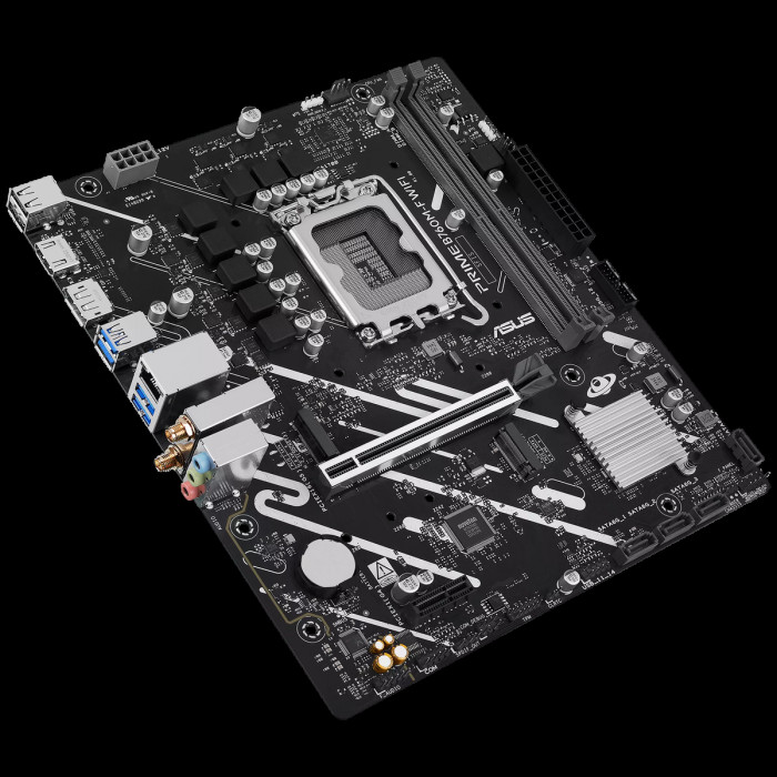 Материнская плата ASUS PRIME B760M-F WIFI LGA1700 mATX 2xDDR5 PCIEx16 PCIEx1 2xM.2 DP HDMI GLAN Wi-Fi 6