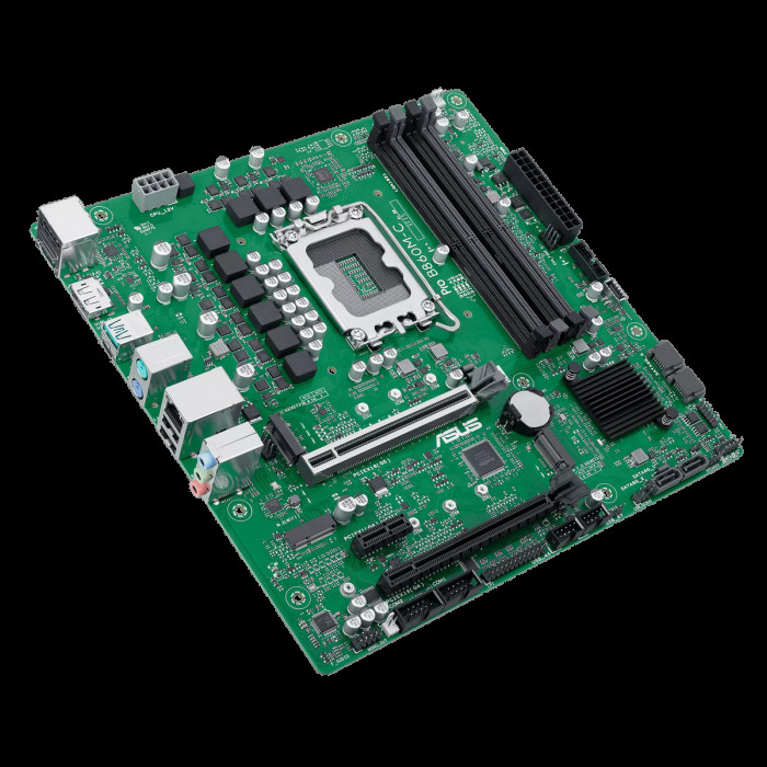 Материнская плата ASUS PRO B860M-C-CSM LGA1851 mATX 4xDDR5 2xPCIEx16 PCIEx1 USB-C 2xDP HDMI 2xM.2 GLAN
