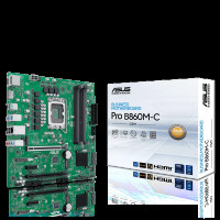 Материнская плата ASUS PRO B860M-C-CSM LGA1851 mATX 4xDDR5 2xPCIEx16 PCIEx1 USB-C 2xDP HDMI 2xM.2 GLAN