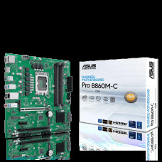 Материнская плата ASUS PRO B860M-C-CSM LGA1851 mATX 4xDDR5 2xPCIEx16 PCIEx1 USB-C 2xDP HDMI 2xM.2 GLAN