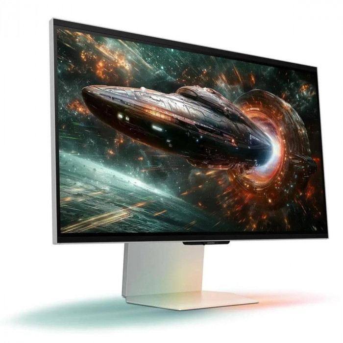 Монитор 27' SAMSUNG S27FG900XI Odyssey 3D G90XF UHD  IPS, 3840x2160, 165Hz, 1ms, 350сd/m, 1000:1, HDR10 | 2xHDMI(2.1), DP(1.4), 2xUSB3.1 | HAS, Pivot, ExPSU, Speakers, Vesa 100, Silver