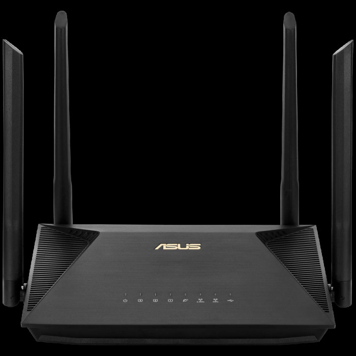 Маршрутизатор ASUS RT-AX1800U WiFi 6 3х1G USB 1201+574Mbps 5GHz/2.4GHz