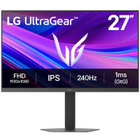 Монитор 27' LG 27G440A-B IPS, 1920x1080, 240Hz, 1ms, 400сd/m, 1000:1, HDR10, G-Sync | 2xHDMI(2.1), DP(1.4) | HAS, Pivot, Swivel, ExPSU, Vesa 100, Black