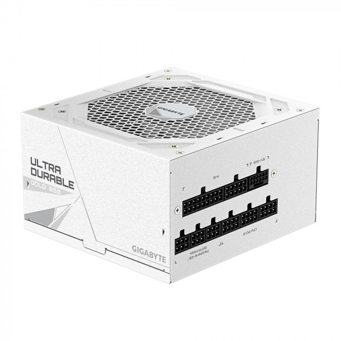 Блок питания ПК Gigabyte UD850GM PG5 ICE 850W, 80Plus, Gold, Полностью модульный, White colour
