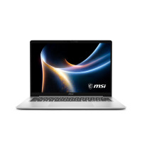 Ноутбук MSI Modern 14S AI+ G3MG-011XRU Intel Core Ultra 5 322/16Gb (1*16 D5)/SSD512Gb/UMA/14'/OLED/WUXGA/1920x1200/60Hz/NoOS/RJ-45/Silver/1.38kg