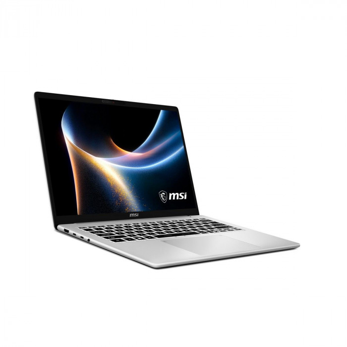 Ноутбук MSI Modern 14S AI+ G3MG-011XRU Intel Core Ultra 5 322/16Gb (1*16 D5)/SSD512Gb/UMA/14'/OLED/WUXGA/1920x1200/60Hz/NoOS/RJ-45/Silver/1.38kg