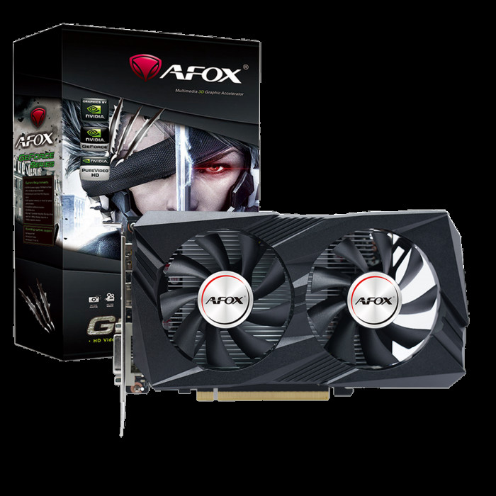 Видеокарта Afox RTX3050 6GB GDDR6 96bit DVI DP HDMI ATX 2FAN RTL