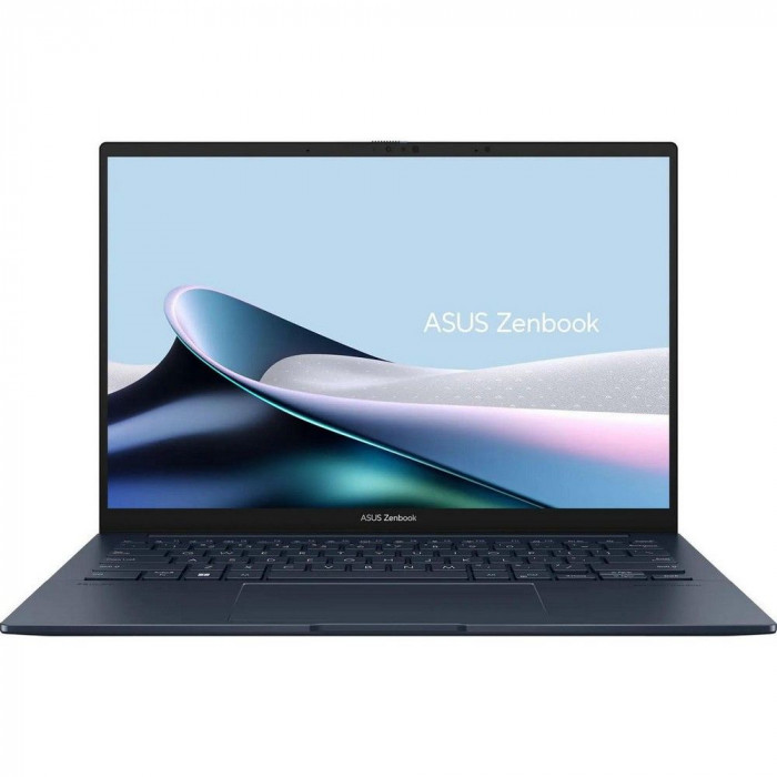 Ноутбук ASUS Zenbook 14 UX3405CA-ST1350 Intel Core Ultra 5 225H/16Gb (soldered D5)/SSD512Gb/UMA/14'/OLED/WQXGA+/2880x1800/120Hz/NoOS/Blue/1.28kg