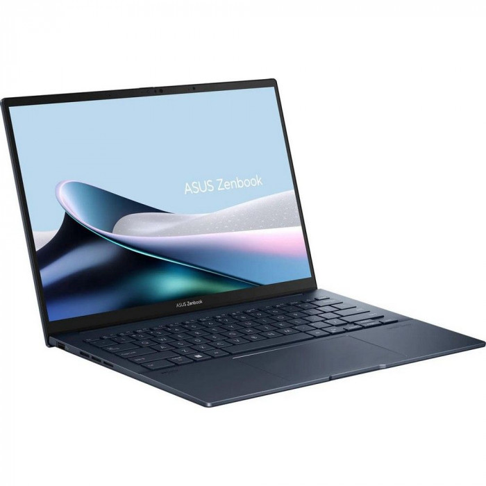 Ноутбук ASUS Zenbook 14 UX3405CA-ST1350 Intel Core Ultra 5 225H/16Gb (soldered D5)/SSD512Gb/UMA/14'/OLED/WQXGA+/2880x1800/120Hz/NoOS/Blue/1.28kg