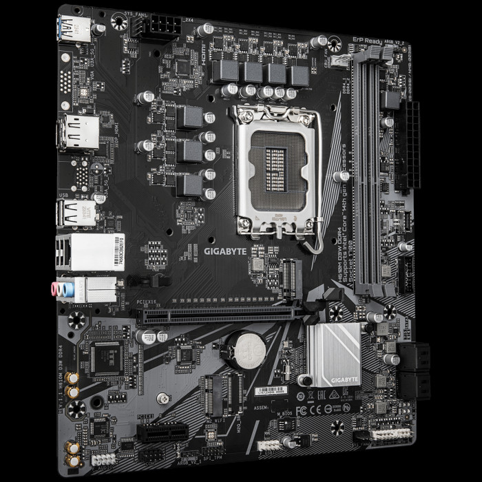 Материнская плата Gigabyte H610M D3W DDR4 H610, LGA1700, 2*DDR4, 1*PCIEx16, 1*PCIEx1, 2*M.2, 1*TypeC, 3*USB3.2Gen1, 6*USB2.0, 4*SATA3.0, 1G, DP, HDMI, M-ATX, RTL