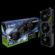 Видеокарта Palit RTX5080 GAMINGPRO OC 16GB GDDR7 256bit 3xDP HDMI 3FAN RTL