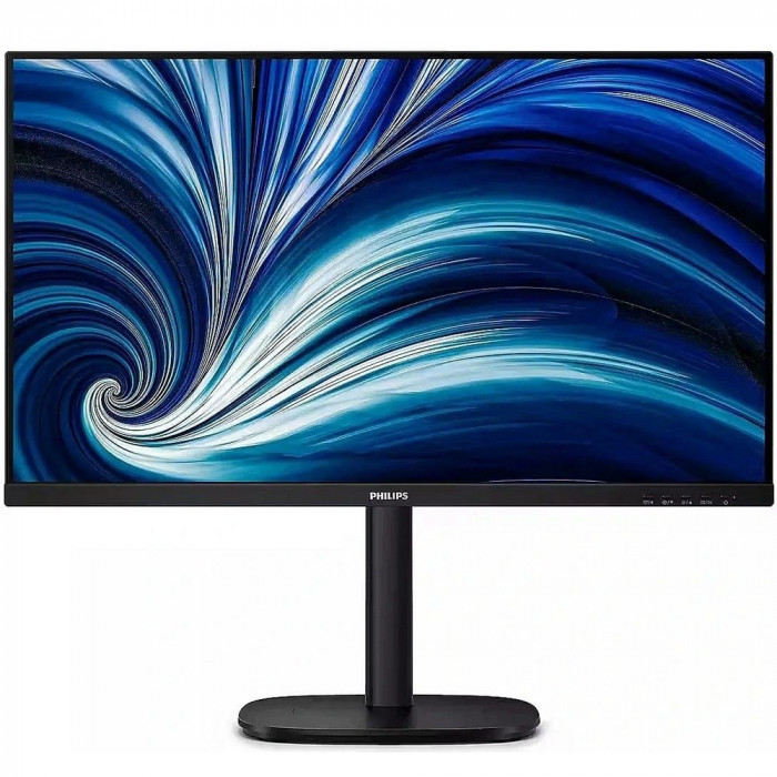 Монитор 31.5' PHILIPS 32B2U3601 Black (IPS, 2560x1440, HDMI(2,0)+DP(1,4), USB-Hub,USB-C(PD90W) LAN(RJ-45) 4 ms, 178°/178°, 350 cd/m, 1500:1, 100Hz, Swivel, Pivot, InPSU, Speakers)