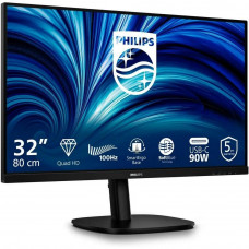 Монитор 31.5' PHILIPS 32B2U3601 Black (IPS, 2560x1440, HDMI(2,0)+DP(1,4), USB-Hub,USB-C(PD90W) LAN(RJ-45) 4 ms, 178°/178°, 350 cd/m, 1500:1, 100Hz, Swivel, Pivot, InPSU, Speakers)