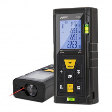 Лазерный дальномер Deli DL4169 Диапазон измерения 0,05;60м, точность измерения ±3мм