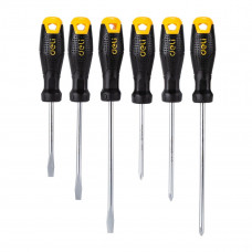 Набор отверток Deli DL620006 6шт SL5x75 + SL5x100 + SL6x150 + PH1x75 + PH1x100 + PH2x150