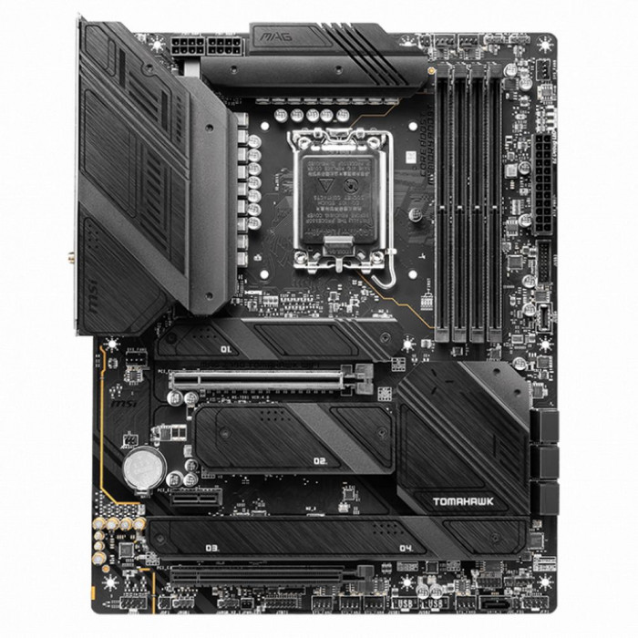 Материнская плата MSI MAG Z790 TOMAHAWK WIFI Z790, LGA1700, 4*DDR5, 2*PCIEx16, 1*PCIEx1, 4*M.2, 3*TypeC, 4*USB3.2Gen2, 6*USB3.2Gen1, 4*USB2.0, 7*SATA3.0, 2.5G, DP, HDMI, ATX, RTL