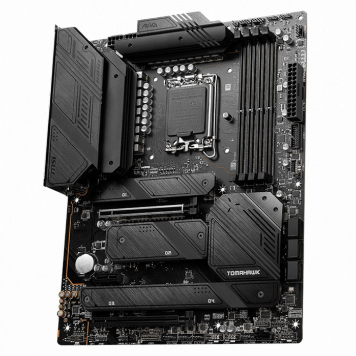 Материнская плата MSI MAG Z790 TOMAHAWK WIFI Z790, LGA1700, 4*DDR5, 2*PCIEx16, 1*PCIEx1, 4*M.2, 3*TypeC, 4*USB3.2Gen2, 6*USB3.2Gen1, 4*USB2.0, 7*SATA3.0, 2.5G, DP, HDMI, ATX, RTL