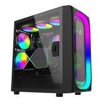 Корпус ALSEYE Ai-B(Ai20025) Material: 0.7mm SPCC, Motherboard Compatiblility: Mini-ITX/Micro ATX/ATX/EATX, I/O Ports: USB2.0*2+HD Audio+USB3.0*1, Drive bay: H.D.D(3.5')*2pcs+S.S.D(2.5') *2pcs, Metallic Size: 405*225*467mm,Case Size: 455*225*485mm