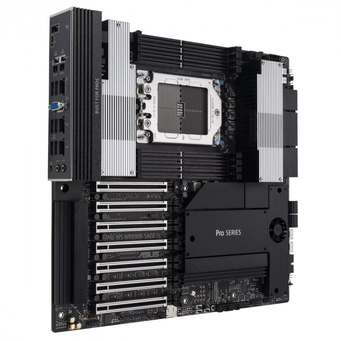 Материнская плата ASUS PRO WS WRX90E-SAGE SE STR5 EEB 8xDDR5 7xPCIEx16 4xM.2 2xUSB-C 2x mini DP VGA 2x10GLAN