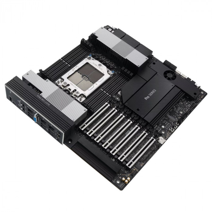 Материнская плата ASUS PRO WS WRX90E-SAGE SE STR5 EEB 8xDDR5 7xPCIEx16 4xM.2 2xUSB-C 2x mini DP VGA 2x10GLAN
