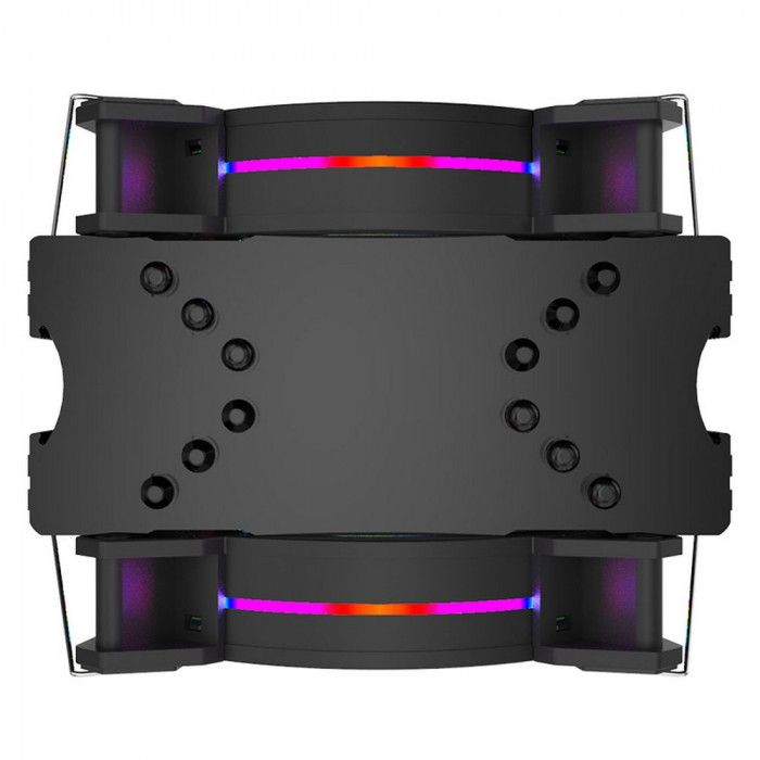 Вентилятор ALSEYE H120D Universal, TDP 200W, Heat Pipe:6mm*6pcs, 800;2000RPM, 11.6-35.3dB(A), RGB, RTL {18} (872339)/(874043)