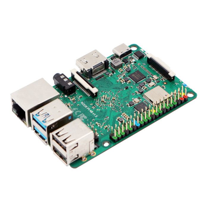 Одноплатный компьютер RockPi  4 Model A 4GB RK3399/4GB {135} (OEM)