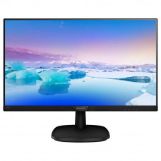 Монитор Philips 23.8' 243V7QDAB (00/01) Black (IPS, 1920x1080, D-sub+DVI+HDMI, 4 ms, 178°/178°, 250 cd/m, 10M:1, MM), (742393) (742386)