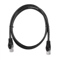 Патч-корд ACD-LPU5C-10B  Cat5e UTP 24AWG 4Pair, 7/0.18мм CU Черный, 1.0м, (741739)