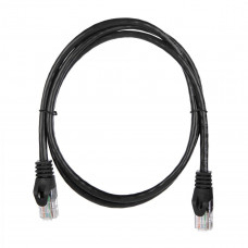 Патч-корд ACD-LPU5C-10B  Cat5e UTP 24AWG 4Pair, 7/0.18мм CU Черный, 1.0м, (741739)