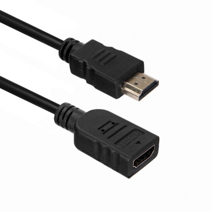 Кабель ACD-DHHF1-30B |ACD-DHHF1-30B| HDMI 1.4, Golden Plated,19m/19f, HDMI extension, Черный, 3м |ACD-DHHF1-30B| (742286)