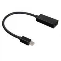 Кабель-адаптер ACD-DAMHF-01B |ACD-DAMHF-01B| mDP-HDMI, Golden Plated, 20m/19f, Черный, 0.2м (742569)