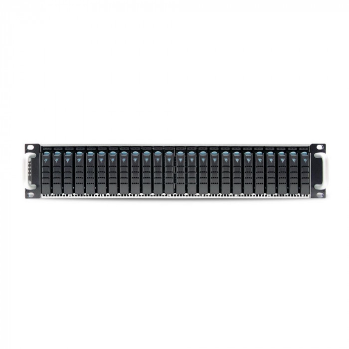 Корпус AIC J2024-02-03X_XJ1-20242-07 J2024-02, 2U, 24xSATA/SAS HS 2,5' bay, hot swap JBOD, 2xSAS 12G expander with 3xSFF-8644, 2xBMC, 549W 1+1 redundant 80+ Platinum, w/o rails, w/o bezel