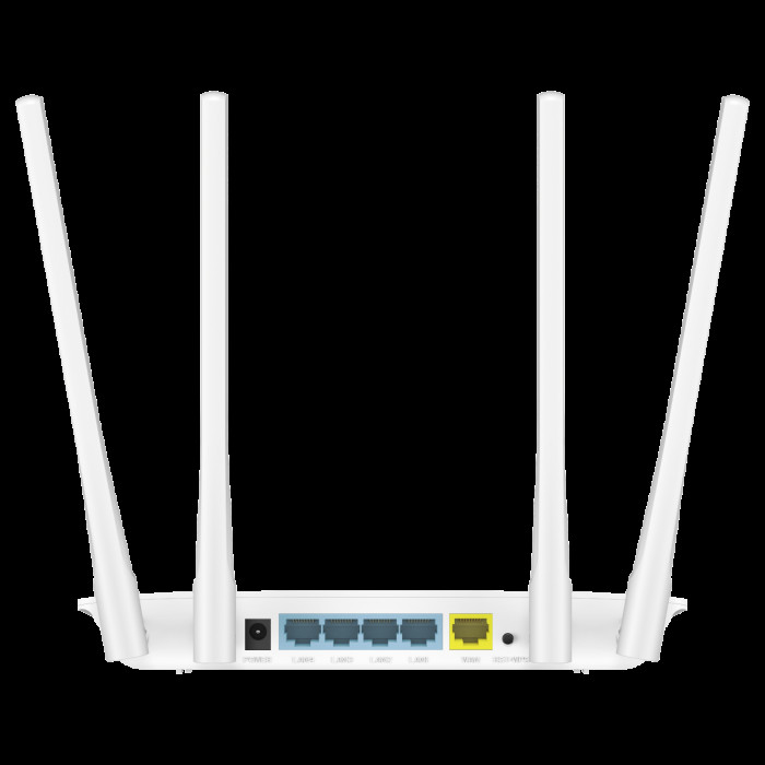 Маршрутизатор CUDY AC1200 Wi-Fi Router Dual Band, Chipset MediaTek, 802.11ac/a/b/g/n, 867Mbps at 5GHz + 300Mbps at 2.4GHz, 5 × 10/100Mbps Ports, WiFi router/AP/ Repeater/WISP Mode,4  5dBi fixed antennas, WPA3, Guest network, WPS, DDNS, VPN Client, IPv6,TR