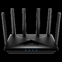 Маршрутизатор CUDY BE6500 2 5G  Wi-Fi 7 Router Dual Band Mesh, Chipset Broadcom, 802.11be/ax/ac/a/b/g/n, 5764Mbps at 5GHz + 688Mbps at 2.4GHz, 1 x 2.5Gbps WAN Port, 4 x 10/100/1000Mbps Ports, 6 x 5dBi fixed antennas, WiFi router/AP/ Repeater/WISP Mode, PP