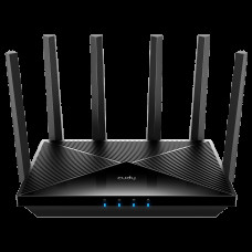 Маршрутизатор CUDY BE6500 2 5G  Wi-Fi 7 Router Dual Band Mesh, Chipset Broadcom, 802.11be/ax/ac/a/b/g/n, 5764Mbps at 5GHz + 688Mbps at 2.4GHz, 1 x 2.5Gbps WAN Port, 4 x 10/100/1000Mbps Ports, 6 x 5dBi fixed antennas, WiFi router/AP/ Repeater/WISP Mode, PP