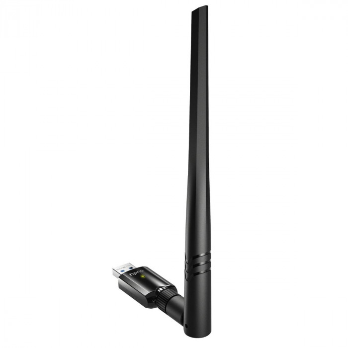 Адаптер беспроводной связи (Wi-Fi) CUDY AC1300 Wi-Fi High Gain USB 3.0 Adapter 1300Mbps High Gain Wi-Fi USB 3.0 Adapter, 802.11ac/a/b/g/n, 867Mbps at 5GHz + 400Mbps at 2.4GHz, 1 high gain detachable antenna, USB 3.0