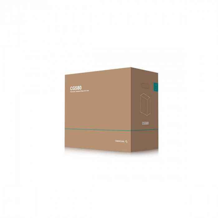 Корпус для ПК GamerStorm CG580 ATX, USB3.0X2, AudioX1, 3.5'X2, 2.5'X2+1, Black TG, Panoramic