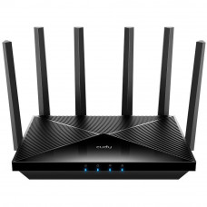 Маршрутизатор CUDY BE6500 2.5G Wi-Fi 7 Router BCM6766 2.0 GHz Quad-core, ARM Cortex-A7 128 MB (1 Gbit) NAND 512 MB (4 Gbit) DDR4  5765 Mbps 688 Mbps 4T4R (4×4 MIMO) 2T2R (2×2 MIMO) 6× Fixed  5.27dBi 5.19dBi 5 GHz: 4× External 2.4 GHz: 2× External  System/