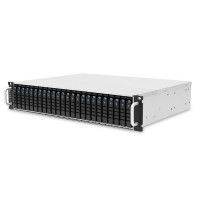 Корпус AIC XJ1-20247-02 2U 24x 2.5' hot-swap bays, hot-swap JBOD with dual SAS 24G expander controller, dual BMC, tool-less HDD tray, 800W 1+1 hot-swap redundant 80+ Platinum, tool-less rail kit (4X series)
