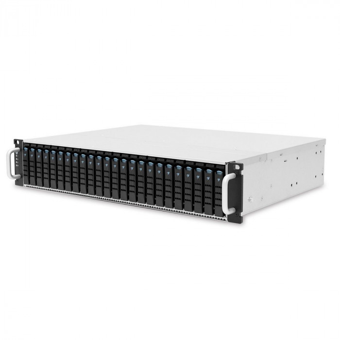 Корпус AIC XJ1-20247-02 2U 24x 2.5' hot-swap bays, hot-swap JBOD with dual SAS 24G expander controller, dual BMC, tool-less HDD tray, 800W 1+1 hot-swap redundant 80+ Platinum, tool-less rail kit (4X series)
