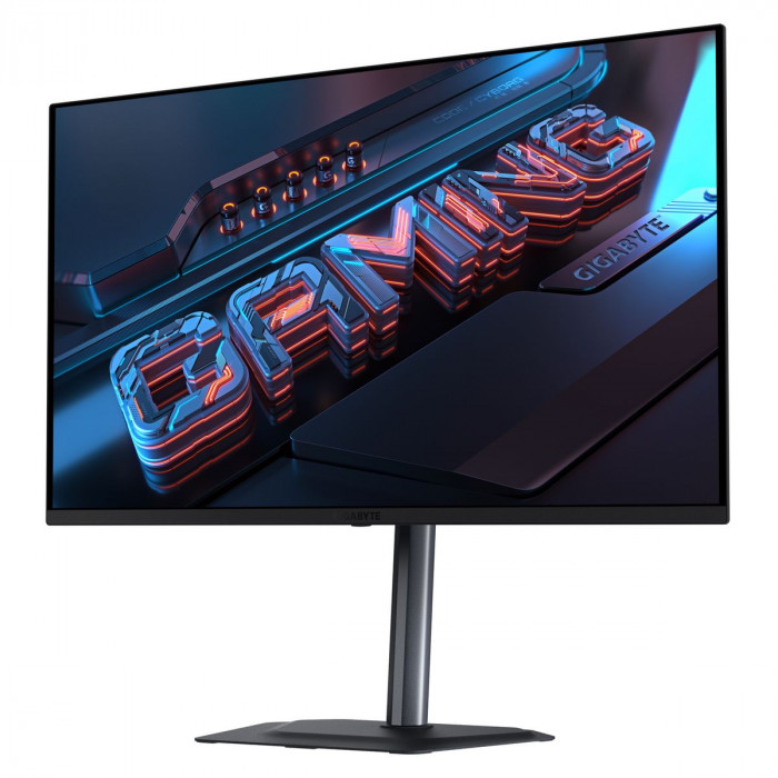 Монитор 31.5' Gigabyte MO32U Black  (31,5 ' OLED, 3840 x 2160,165Hz, 2xHDMI 2.1, DP 1.4, 3xUSB 3.2, USB Type-C, 0,03 ms,178°/178°, 250 cd/m, 1,5 М:1 )