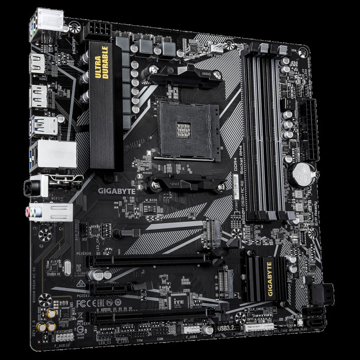Материнская плата Gigabyte B550M DS3H AC R2, RTL