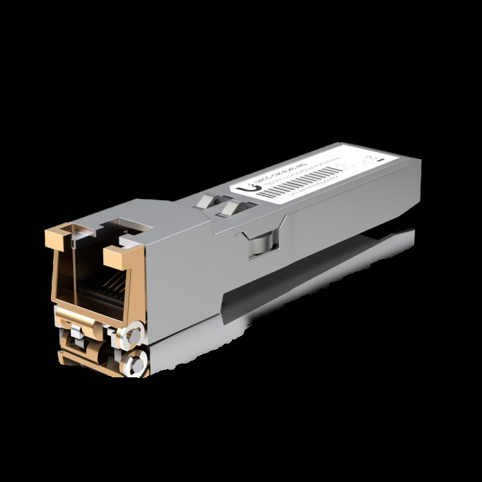Трансивер Ubiquiti UACC-CM-RJ45-MG RJ45 SFP+модуль  поддерживающий 10G 100 м.