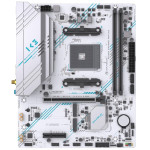 Материнская плата Maxsun MS-B550M GAMING WIFI ICE B550, AM4, 2*DDR4, 1*PCIEx16, 1*PCIEx4, 1*PCIEx1, 2*M.2, 4*USB3.2Gen1, 6*USB2.0, 2*SATA3.0, 1G, DP, HDMI, M-ATX, RTL