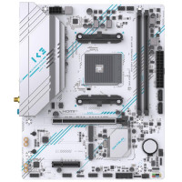 Материнская плата Maxsun MS-B550M GAMING WIFI ICE B550, AM4, 2*DDR4, 1*PCIEx16, 1*PCIEx4, 1*PCIEx1, 2*M.2, 4*USB3.2Gen1, 6*USB2.0, 2*SATA3.0, 1G, DP, HDMI, M-ATX, RTL