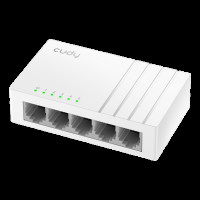 Коммутатор CUDY 5-Port 10/100 Mbps Desktop Switch 5-Port 10/100 Mbps Desktop Switch, 5 10/100M RJ45 Ports, Loop Detection, Desktop Plastic Case, Power Saving, Plug & Play, Wall-Mount