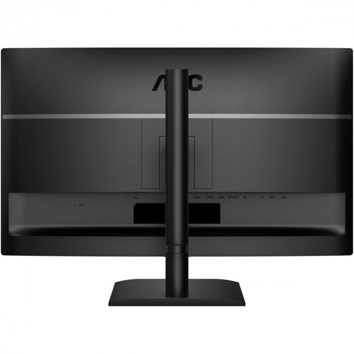 Монитор 27' AOC Q27E4CV  IPS, 2560x1440, 120Hz, 4ms, 350сd/m, 1500:1 | HDMI(2.0), DP(1.4), Type-C(PD-90W), 4xUSB 3.2, RJ45 | HAS, Pivot, Swivel, InPSU, Speakers, Vesa 100, Black