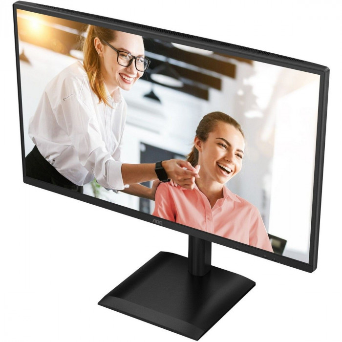 Монитор 27' AOC Q27E4CV  IPS, 2560x1440, 120Hz, 4ms, 350сd/m, 1500:1 | HDMI(2.0), DP(1.4), Type-C(PD-90W), 4xUSB 3.2, RJ45 | HAS, Pivot, Swivel, InPSU, Speakers, Vesa 100, Black